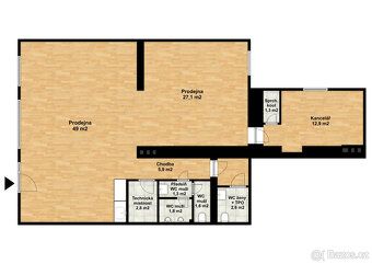 We offer for rent well-located commercial space on street
