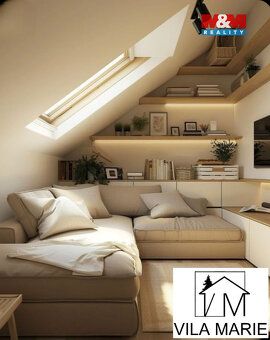 For sale attic apartment in villa Marie 3+kk with usable area of 88 sqm under construction in…