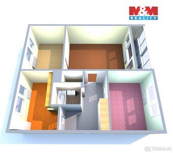 We offer for sale a spacious 3BR apartment with a total area of 70.3 m²