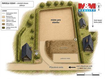 Prodej stavebního pozemku o rozloze 380 m² v k.ú. Albrechtic