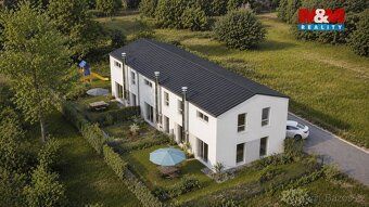 We offer for sale an end (left) apartment unit in a new family house of type Uno City, located…