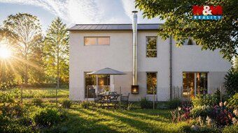 We offer for sale an end (right) apartment unit in new construction of family house type Uno…