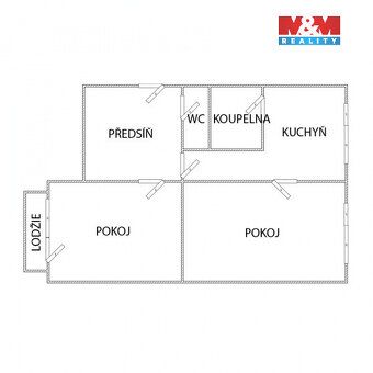 We offer for sale an equipped apartment in cooperative ownership of size 2+1 with usable area…