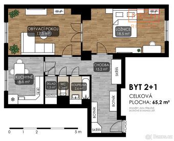 We offer for sale a brick apartment of size 2 + 1, located on Dukelská street in the district…