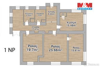 I am offering for sale a brick family house with a total area of 295 m²