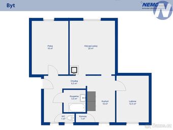 On behalf of the owner we offer for sale an apartment 3 + 1 with area