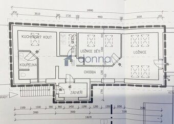 Nabízíme k pronájmu pěkný byt 2+1, ploše 68m², v podkroví ro