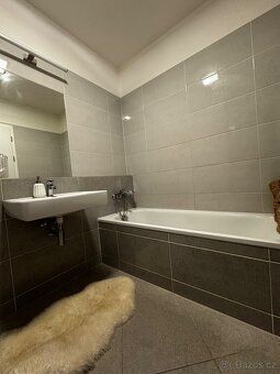 I offer for rent a cozy 1+kk apartment in new construction located in mixed building.