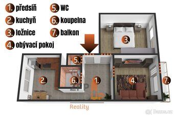 Ev.č. 00614 Nabízíme k pronájmu prostorný, světlý a vybavený