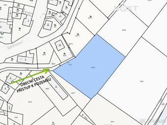 Attractive plot in a quiet part of the village with good accessibility