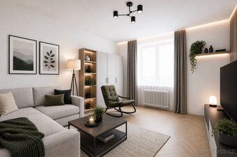 For sale a cooperative apartment 2+1 with total area of 68 m² located in Ostrava