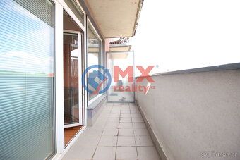 I offer for rent an apartment 1+kk of size 42.6 m² + 8 m² balcony.