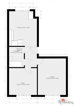 For Sale, apartments / 2 + 1, 52 m2, Cervenkova, 33401 Prestice, Plzen-j