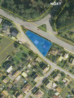 Sale of land for family house construction, utilities on property boundary, Tábor, Záryb