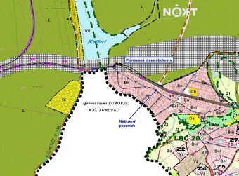 Sale of land for family house construction, utilities on property boundary, Tábor, Záryb