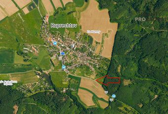 In exclusive representation of the owner we offer you a building plot in Ruprechtov with an area of 755 m².