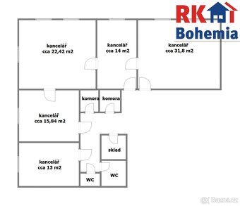 I am offering office space for rent in Český Brod, 