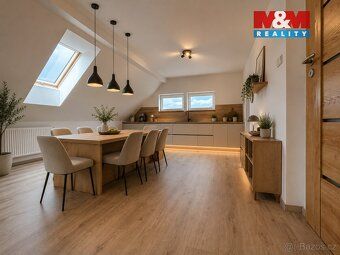 We offer for sale a detached family house in a quiet part of the village