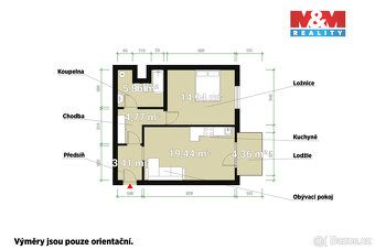 We offer for sale an apartment 2+kk with a total area of 49.75 m² including a cellar in a…