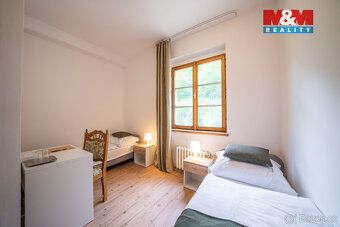 For sale three-story brick guesthouse with restaurant in quiet part of Mukařov (district Mladá Boleslav)