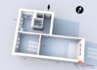 Prodej bytu 2+1, 51 m2, Ostrava, Na jízdárně 29Máme pro Vás 