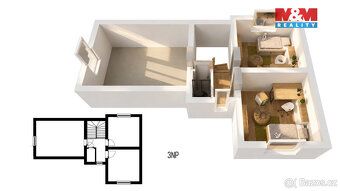 For sale spacious brick house in quiet part of Jablonec nad