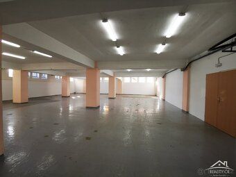 Warehouse space in the basement of a building in an industrial zone in Jihlava.