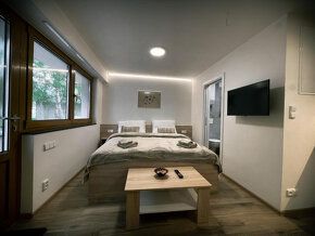At Králík's Apartments in the center of Dolní Morava under the bobsled track