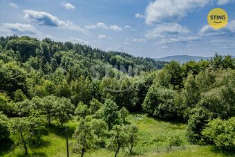 For sale: Plot of land numbered in the village of Bystřice – Paseky, overlooking the Beskids mountains