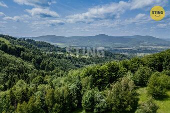 For sale: Plot of land numbered in the village of Bystřice – Paseky, overlooking the Beskids mountains