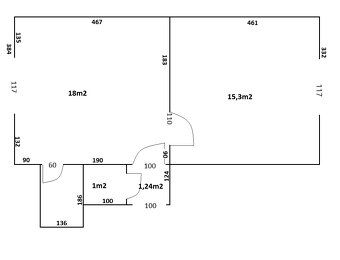 For sale apartment in private ownership 2+kk usable area 37.85 m²