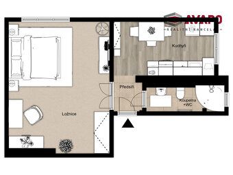 We offer for sale an apartment 1+1 on Oblouková Street in Opava.
