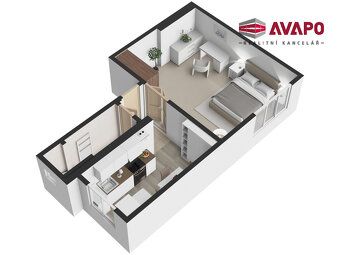 We offer for sale an apartment 1+1 on Oblouková Street in Opava.