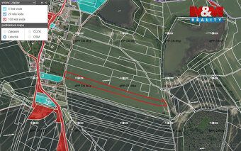 We offer for sale arable land in the cadastral area of Březí near Š