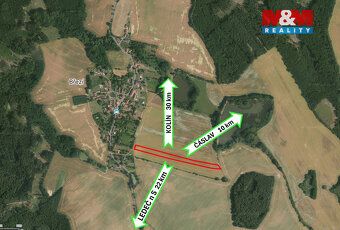 We offer for sale arable land in the cadastral area of Březí near Š