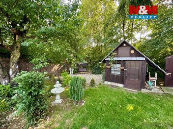 Sell beautiful garden with Tiny house in village Příkazy. I offer