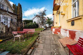 Sale of terraced family house with garden on border of Vysočany and Prosek