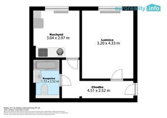 Prodej bytu 1+1, 33,9 m², Kuřívody (Ralsko)
Nabízím k prodej