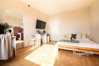 Nabízíme byt o dispozici 1+1 a výměře 35.3 m2 (výměra podle 