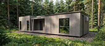 Sell modular timber house - it consists of three fully equipped rooms, approx.