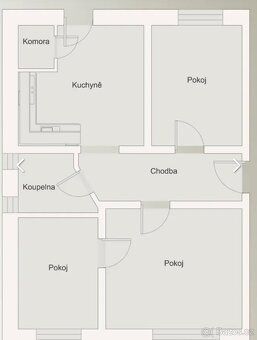 Sell apartment in personal ownership 3+1 Polom between Nový Jičíně