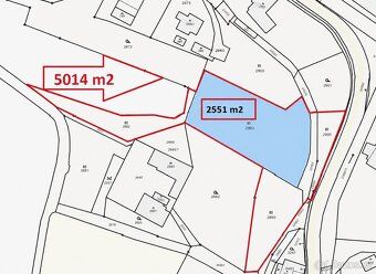 Nabízím soubor pozemků o celkové výměře 5 014 m² v klidné čá