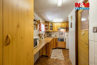 A two-story house with garden for sale. A stone construction, partially built of granite…