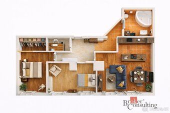 Prodej, byty/3+kk, 95 m2, B. Němcové 1554, 53501 Přelouč, Pa
