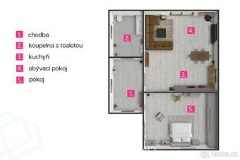 Ref #00356 We offer for sale a ground-floor family house of layout 2+kk with land area…