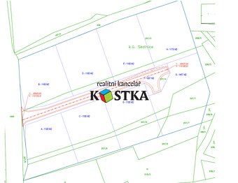 We offer two last plots for family house construction in Sedlnice