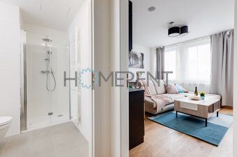 Nabízíme pronájem zařízené garsonky 1kk (25m²) v 1. patře s 