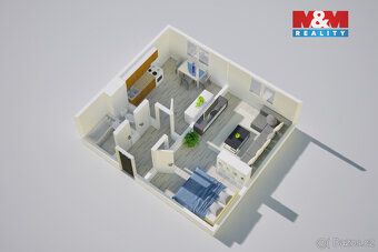 Nabízíme k dlouhodobému pronájmu útulný byt o dispozici 1+1 