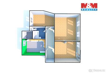 We offer a large sunny apartment in private ownership of layout 3+1 with balcony and area of…