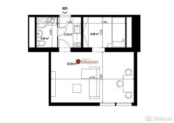 1+1 apartment on the 6th floor after complete reconstruction of about c square meters facing west side.